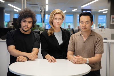 Alexander Mahmoud, Josefin Sköld och Patrik Lundberg Foto Nicklas Thegerström