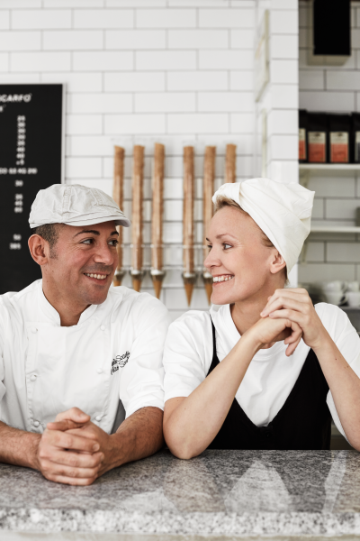 Hanna Scarfò, Angelo Scarfò. Gelato. Foto: Lennart Weibull