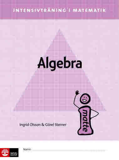 Intensivträning i matematik: Algebra