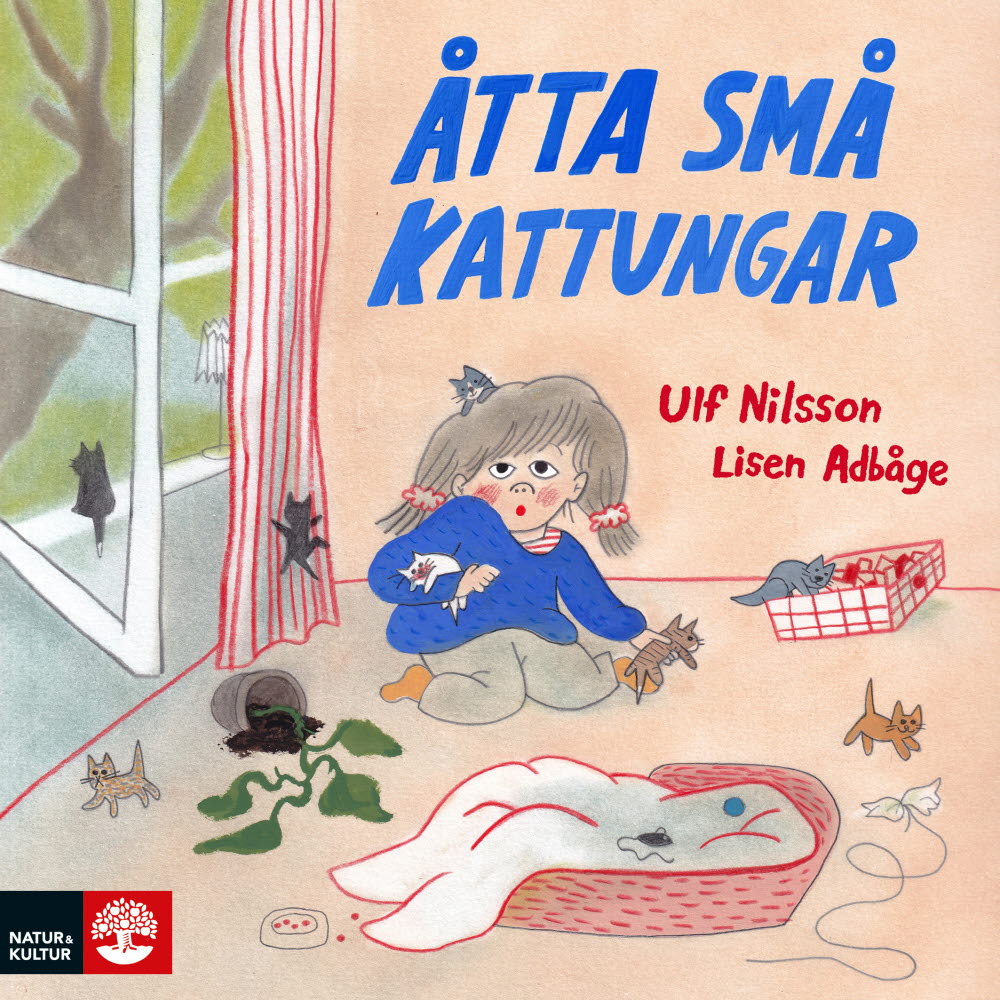 Åtta små kattungar av Ulf Nilsson och Lisen Adbåge