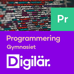 Digilär Programmering för gymnasiet
