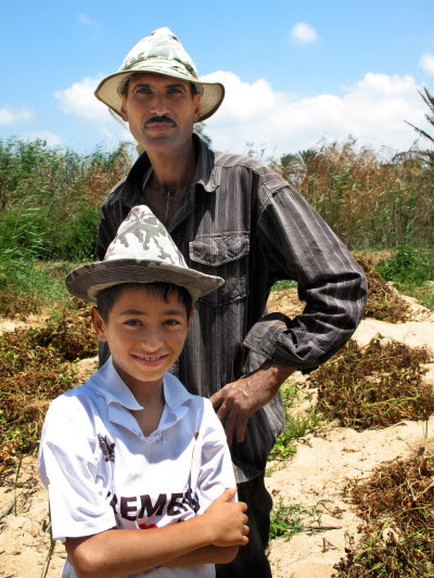 Stormar och ett stigande hav hotar den egypriska j