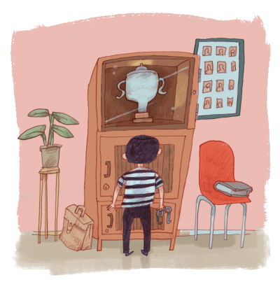 Familjen Knyckertz och silverpokalen
