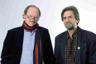 George Johansson (tv) och Jens Ahlbom (th)