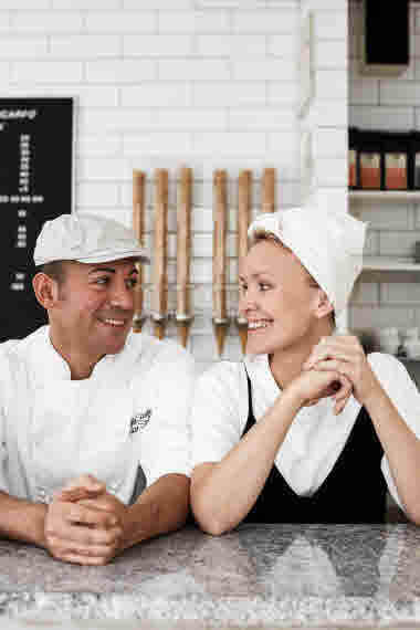 Hanna Scarfò, Angelo Scarfò. Gelato. Foto: Lennart Weibull