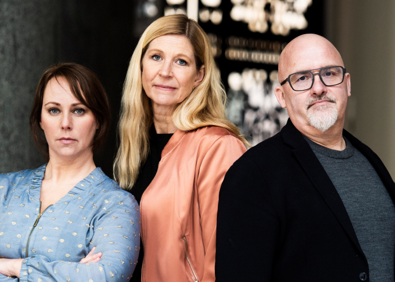 Sofia Sjöberg, Sara Henrysson Eidvall,  Anders Sjöberg, foto Eva Lindblad