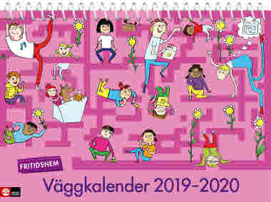 Fritidshem Väggkalender 2019-2020