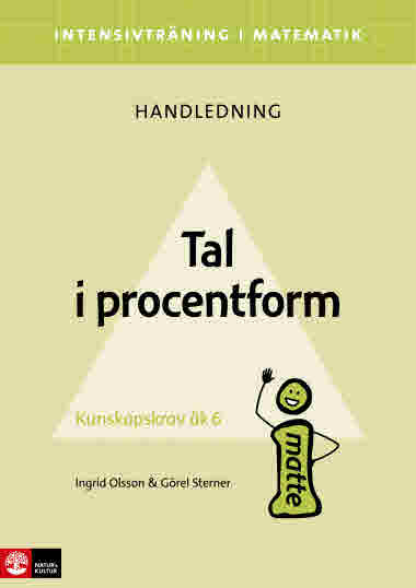 Intensivträning i matematik, Tal i procentform