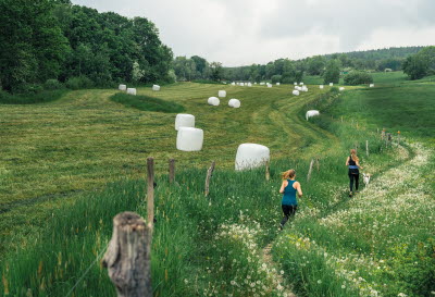 Inlagebild Trailrunning Sthlm av Annika Strandin Pers & Maja Lagerqvist, foto: Jonas Cramby